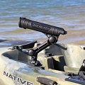 Railblaza Rod Holder Extender on a fishing kayak