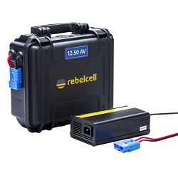 Rebelcell 12V Lithium Battery Outdoor Box 50A UK