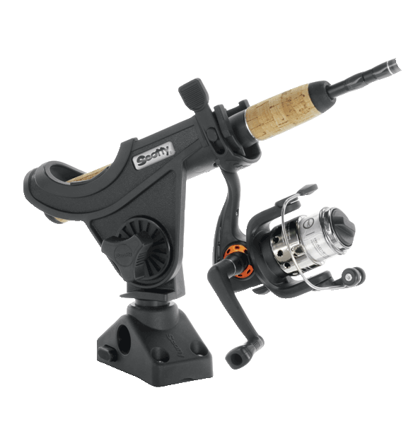 Scotty Bait Caster / Spinning Rod Holder with Side/Deck Mount Kayak