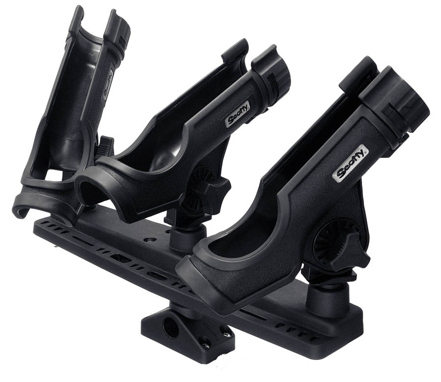 Scotty Triple Rod Holder with Powerlock Rod Holders Kayak Fishing Rod