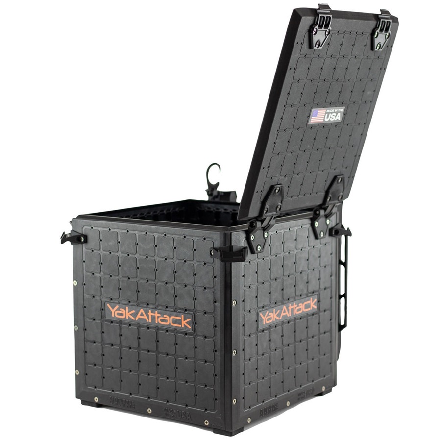 YakAttack BlackPak Pro - Gear Storage Crate for Fishing Kayaks