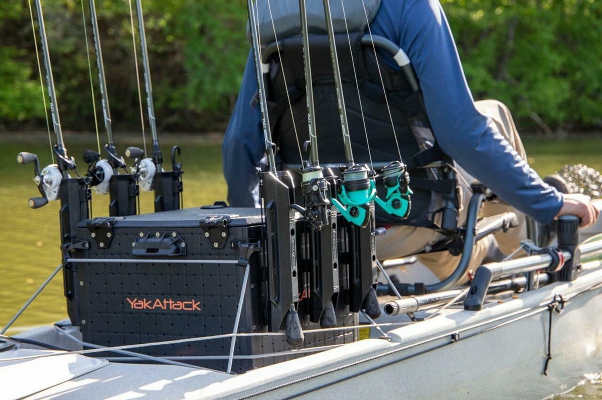 YakAttack BlackPak Pro - Gear Storage Crate for Fishing Kayaks