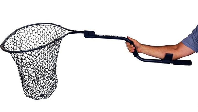 YakAttack Leverage Landing Net 20 x 21 in with Foam Extension for Kayak Fishing