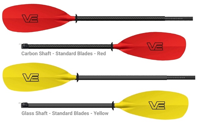VE Explorer Glass Paddle for Sea Kayaking and Distance Touring