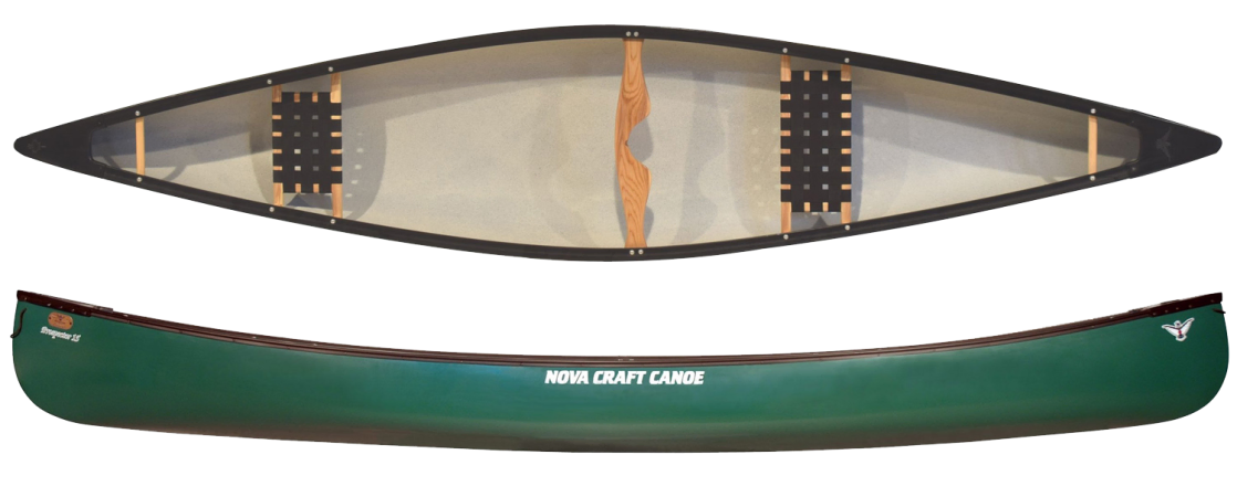 Nova Craft Prospector 15 SP3 with 2 x Wood/Web Seats - Great for hire and rental outlets, activity centres, canoe clubs, tour operators and commercial uses.