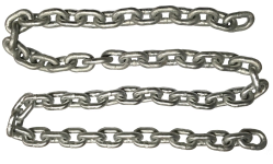 1 Meter length of 6mm Short Link Galvanised Chain