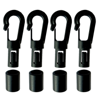 Bungee Cord Hook End Clips - for 5mm and 6mm cords