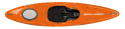 Dagger Katana in Orange Colour Swatch