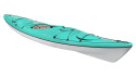 Delta Kayaks 12.10 in Coastal Teal Colour Swatch