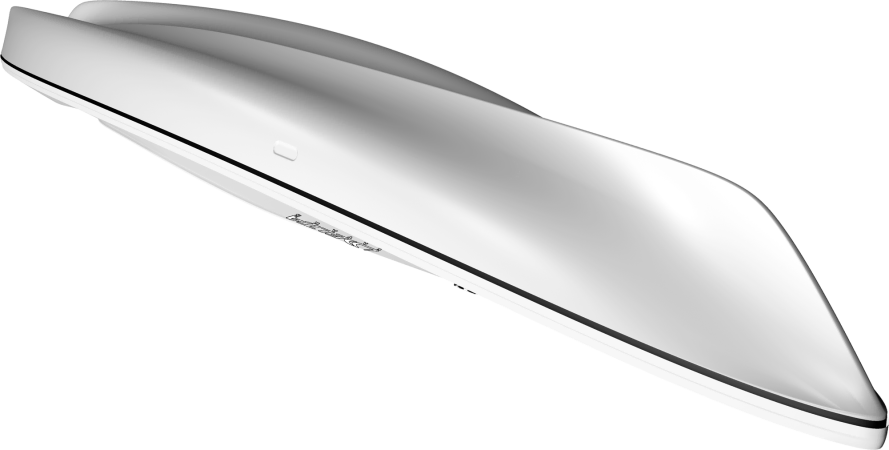 Underside view of the innovative fusion hull