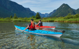 Paddling the Delta 15s lightweight touring kayak