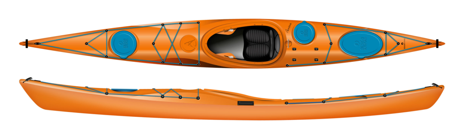 Design Kayaks Awesome in  Orange