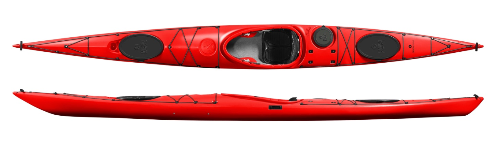 Design Kayaks Endless efficent low volume kayak in Red