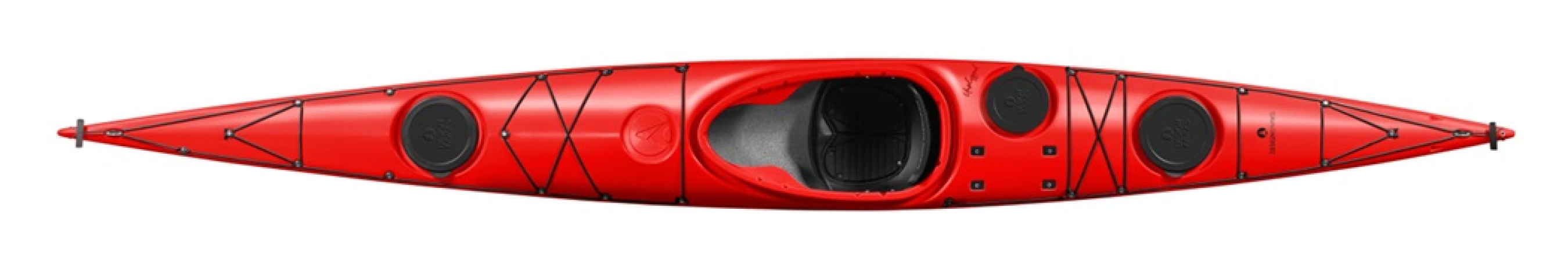 Design Kayaks Unplugged in Red with black hatches