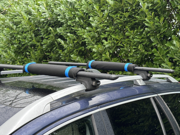 Enigma Roof Bar Pads fitted to Thule Wingbar Roof Rack