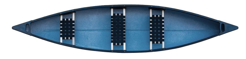 Enigma Canoes Tripper 14 Canadian Canoe with 3 Seats