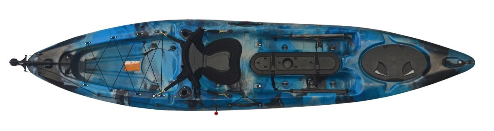 Enigma Kayaks Fishing Pro 12 in the Galaxy colour option