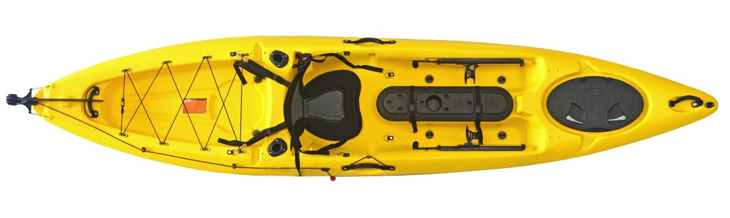 Enigma Kayaks Fishing Pro 12 in the Yellow colour option