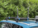 Enigma 50cm roof bar pads is use with upright bars on a roof rack