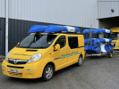 A fleet of Feelfree Gemini Rental kayaks being delivered by Canoe Shops UK