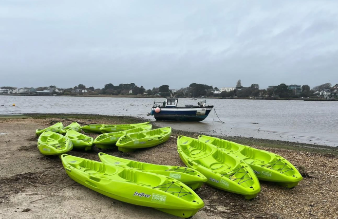 Feelfree Gemini Rental Kayaks at Mudeford Quay Christchurch