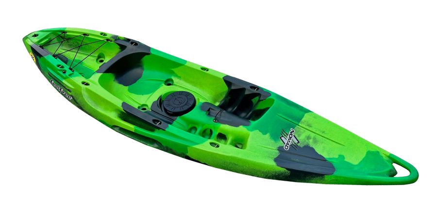 Feelfree Nomad Sport with Wheel Sit On Top Kayak in Green Flash Colour