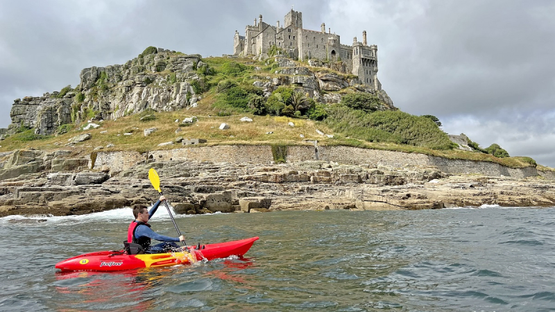 Feelfree Nomad Sport Kayak at St Michaels Mount in Cornwall
