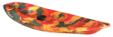 Feelfree Nomad Sport with Wheel Sit On Top Kayak in Fire Camo Colour Colour Swatch
