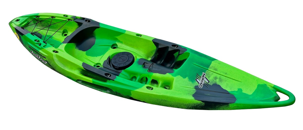 Feelfree Nomad Sport with Wheel Sit On Top Kayak in Green Flash Colour