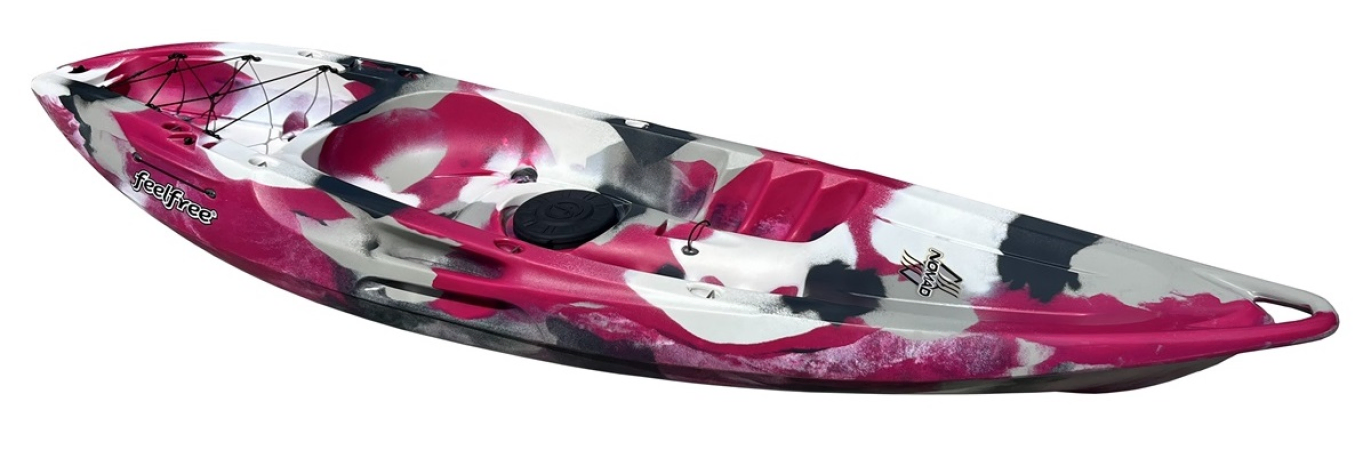 Feelfree Nomad Sport with Wheel Sit On Top Kayak in Pink Camo Colour