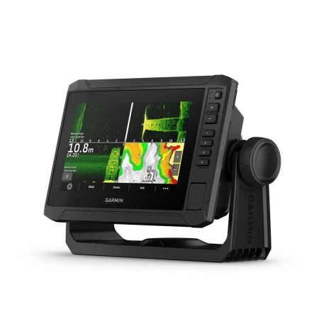 Garmin Echomap UHD2 75sv fish finder showing multi-screen mode