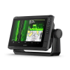 Garmin Echomap UHD2 95sv fish finder showing multi-screen mode