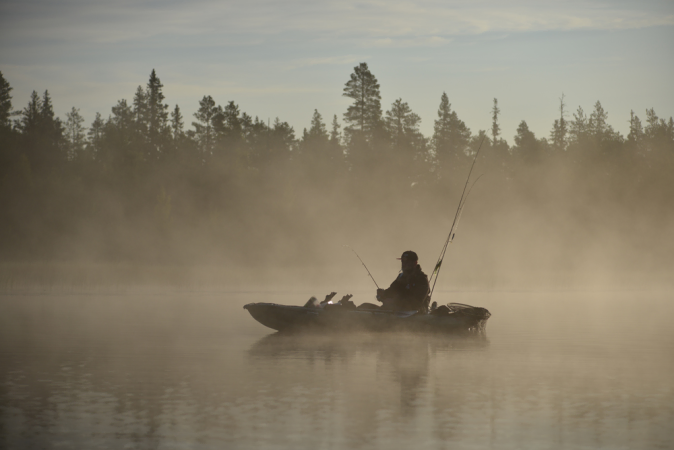 Gumotex Halibut on a Lake