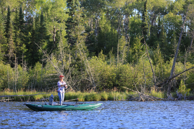 Gumotex Halibut on a Lake