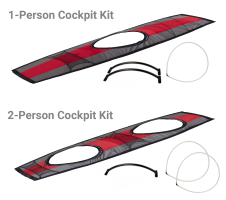 Gumotex Seashine Cockpit Kits for 1 or 2 people