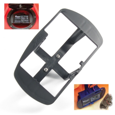 Hobie 12V Battery Holder shown with battery fitted