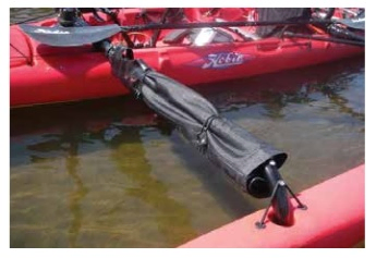 Hobie Island Trampolines Folded