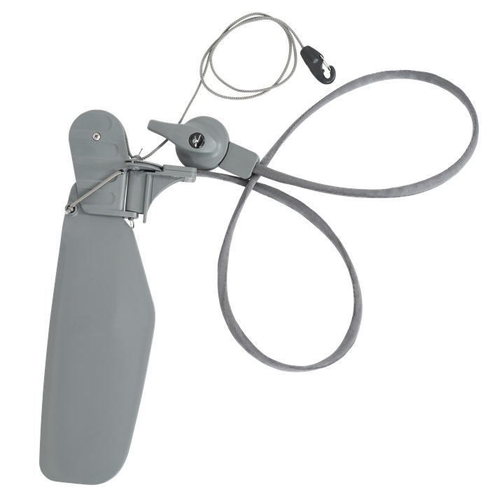 Removable Rudder Assembly on the Hobie iTrek inflatable kayak