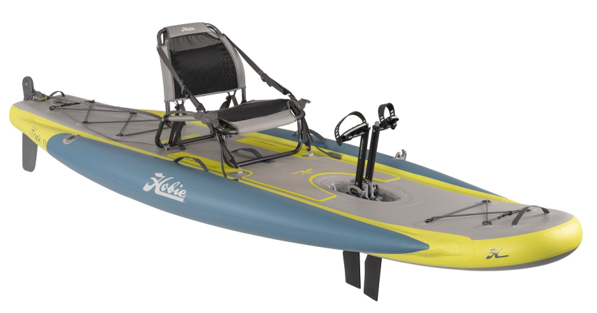 Hobie Mirage iTrek 11 with Mirage Drive GT with Kick Up Fins