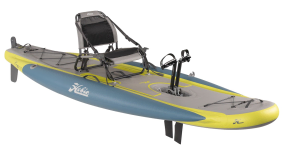 Hobie Mirage iTrek 11 with Mirage Drive GT with Kick Up Fins