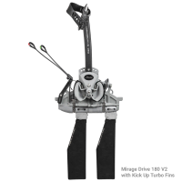 Hobie Mirage Drive 180 V2 with Kick Up Turbo Fins