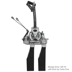 Hobie Mirage Drive 180 V2 with Kick Up Turbo Fins