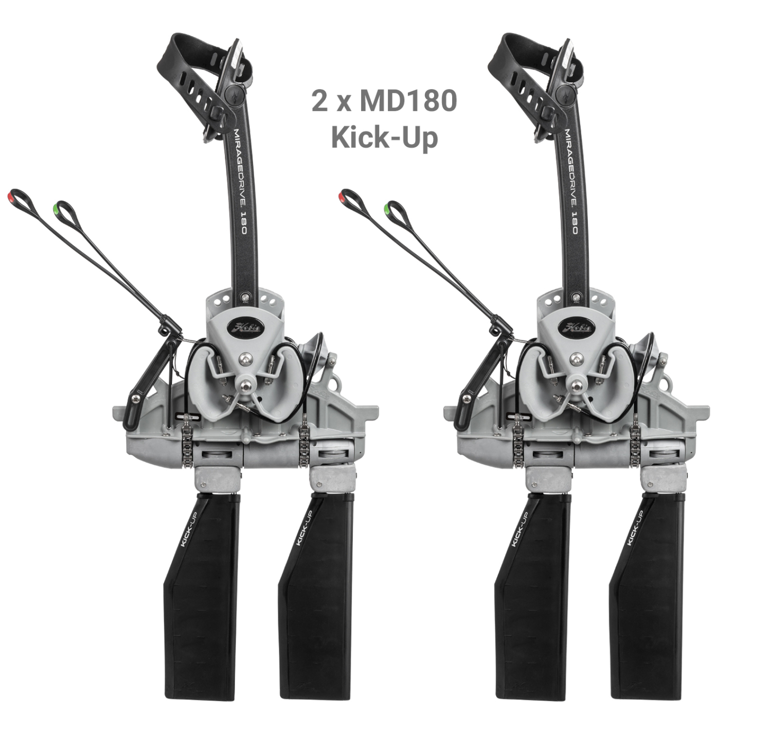 Hobie Oasis - Mirage Drive 180 with Kick Up Fins