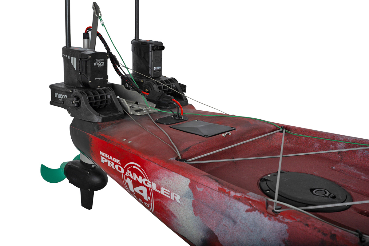 Motor and Power-Pole Mounts on the Hobie Pro Angler 360