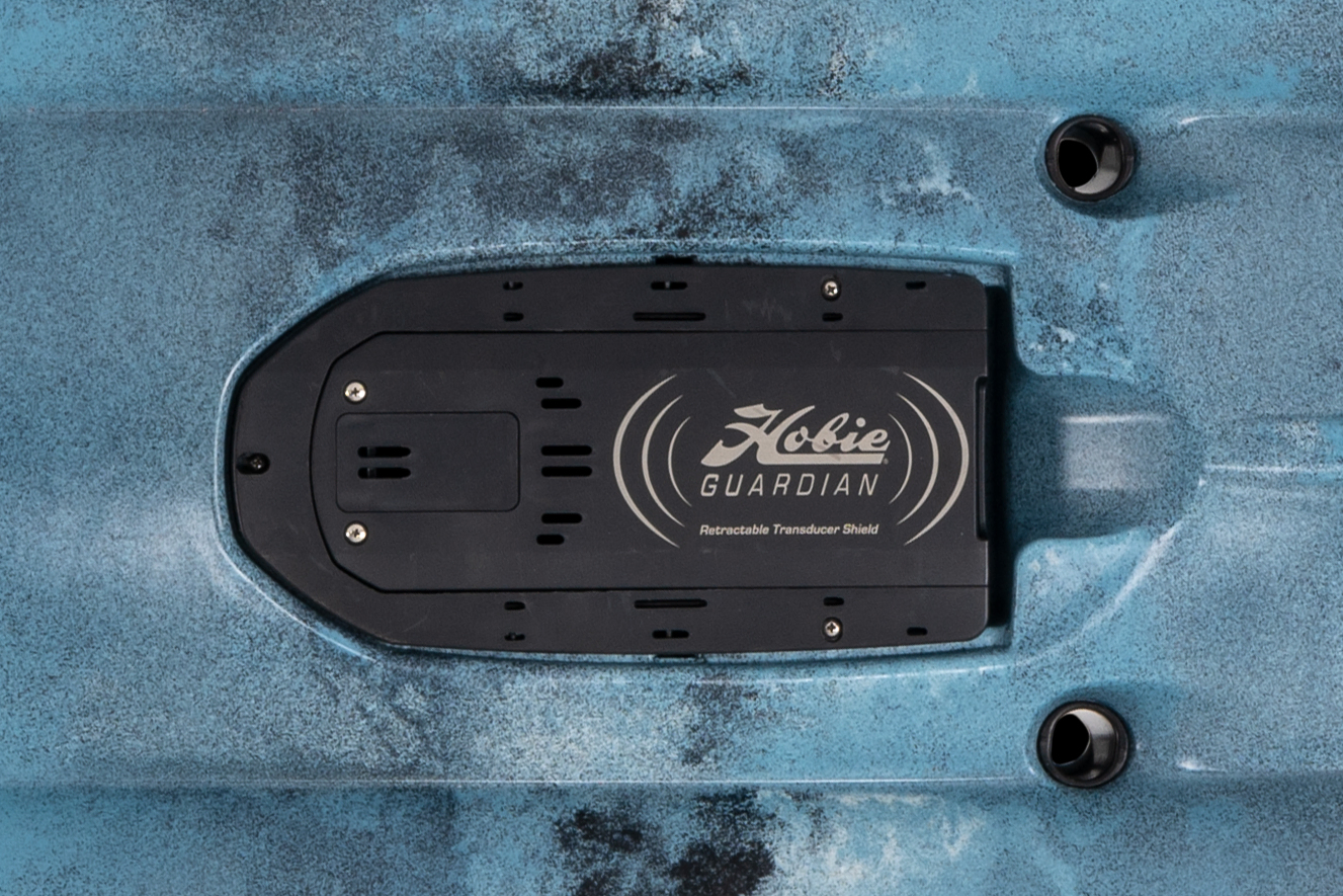 Guardian Transducer Shield on the Hobie Pro Angler