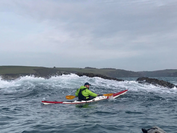 The Norse Bylgja holds its own in rough swelly conditions