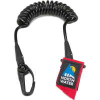 The premium Coiled Paddle Leash from North Water
