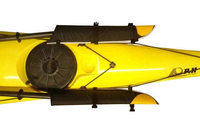 The open position of the North Water Paddle Scabbards