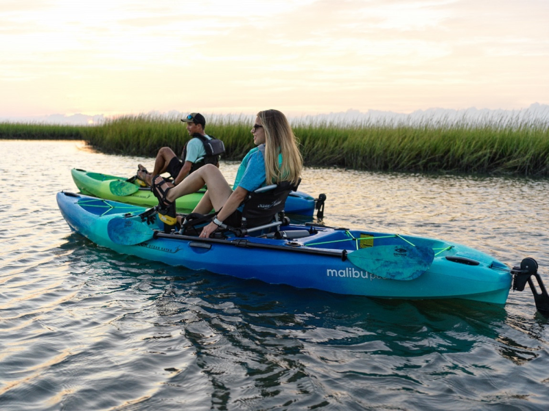 Ocean Kayak Malibu PDL Kayak exploring water