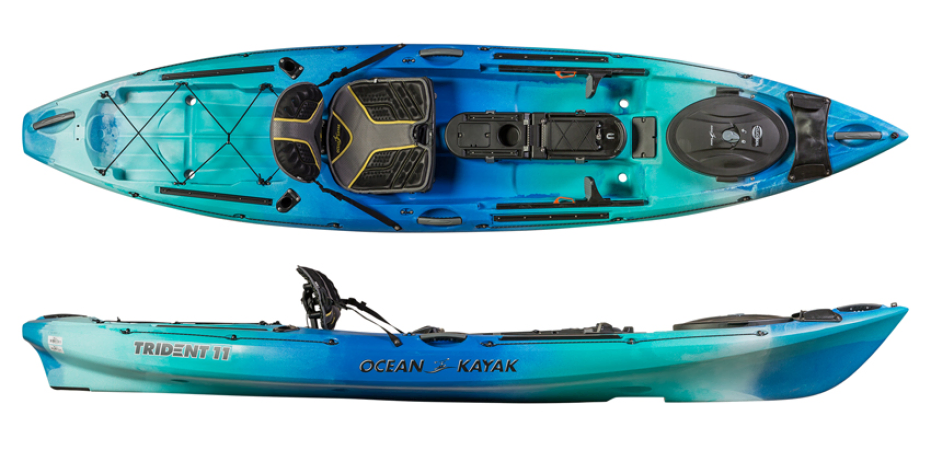 Ocean Kayak Trident 11 Angler in Seaglass